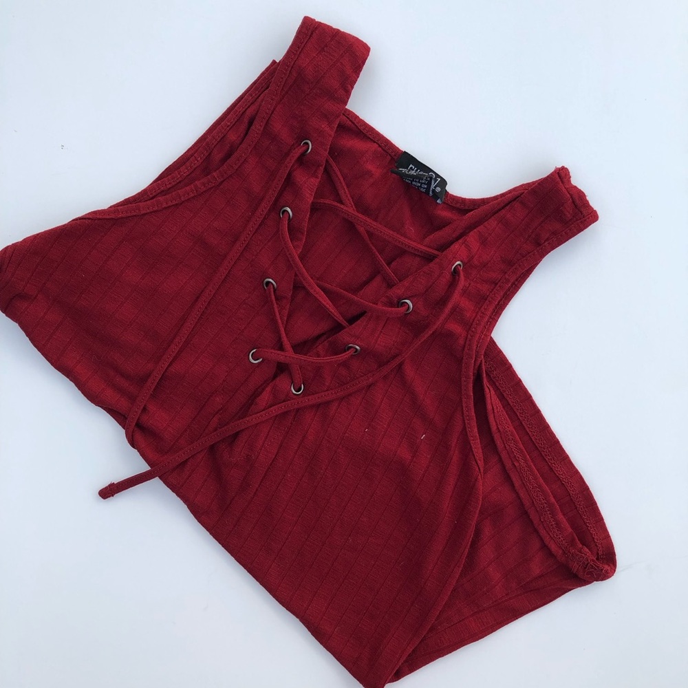 FINAL PRICE sleeveless ribbed shirt